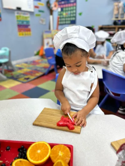 Child at Little Heaven Daycare